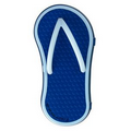 Blue Flip Flop-Shaped Mint Tin w/ Logo Drop (84 Mints)